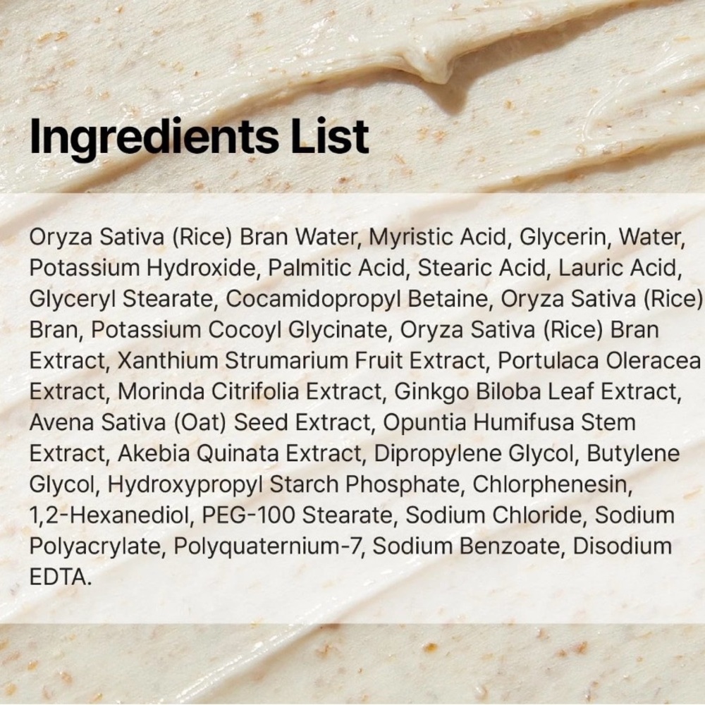 Midha Rice Bran Scrub Foam - Picture 8 of 8